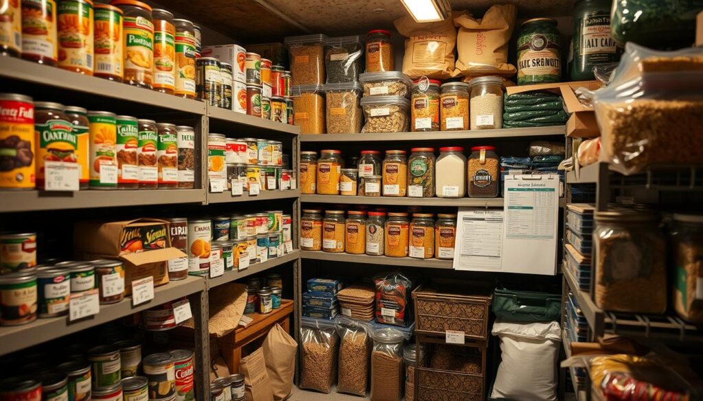 food stockpile management